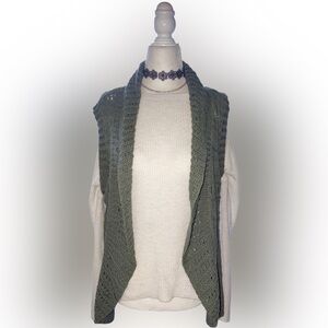 Green Knit Vest